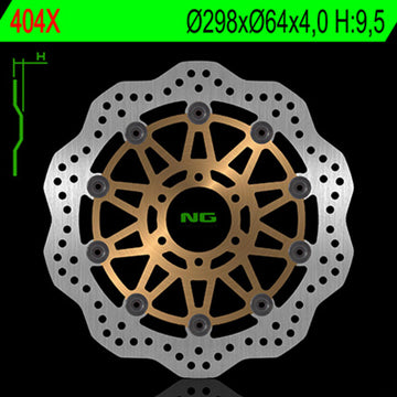Aprilia Rst 1000 Futura [NG BRAKE DISC] - Disco de freio flutuante ondulado