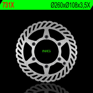 Gas Gas Ec 200 [NG BRAKE DISC] - Disco de freio rígido Wave
