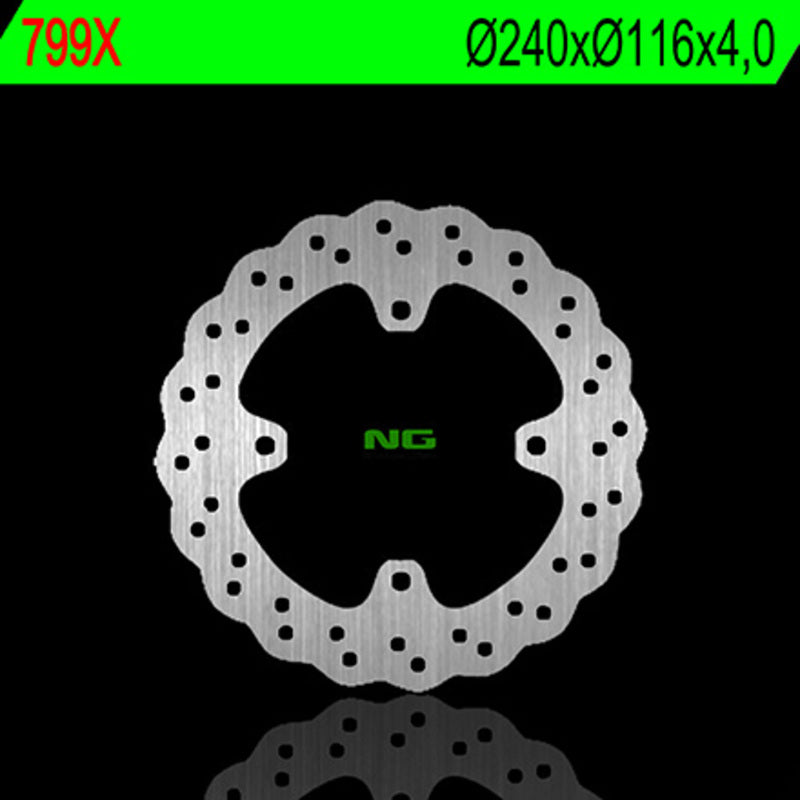 Kawasaki Kx 250 [NG BRAKE DISC] - Disco de freio rígido Wave
