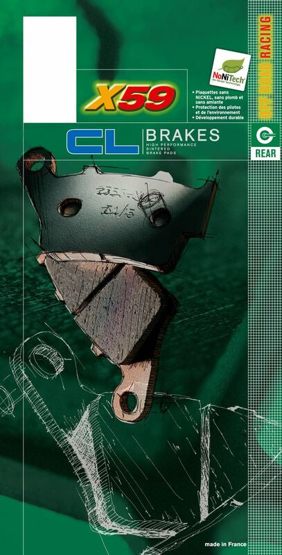 Husqvarna te 610 [CL Freios] - Off -Road Sinter Metal Brake Pachots
