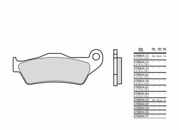 Moto Guzzi Stelvio 1200 [Brembo] - pastilhas de freio