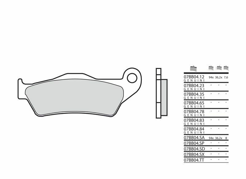 Husqvarna TE 610 [Brembo] - Pap uma coisa de freio