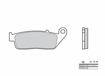 Spring Indian Springfield Spring [Brembo] - Brembo Street Sinterteretal Breai Pachots
