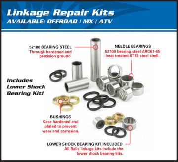 Yamaha Tt 125 [ALL BALLS] - Kit de reparo de articulação de suspensão Yamaha TTR125