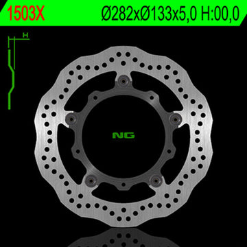 Yamaha Tracer 700 [NG BRAKE DISC] - Disco de freio flutuante Wave