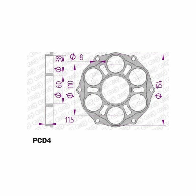 Ducati Monster 1200 [AFAM] - tampa da roda dentada - tipo 51804/51803