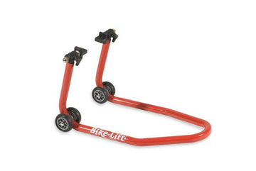 Triumph Tiger 1050 [BIKE LIFT] - Suporte de reparo BIKE-LIFT roda dianteira vermelho para pinças de freio radiais - FS-10/H