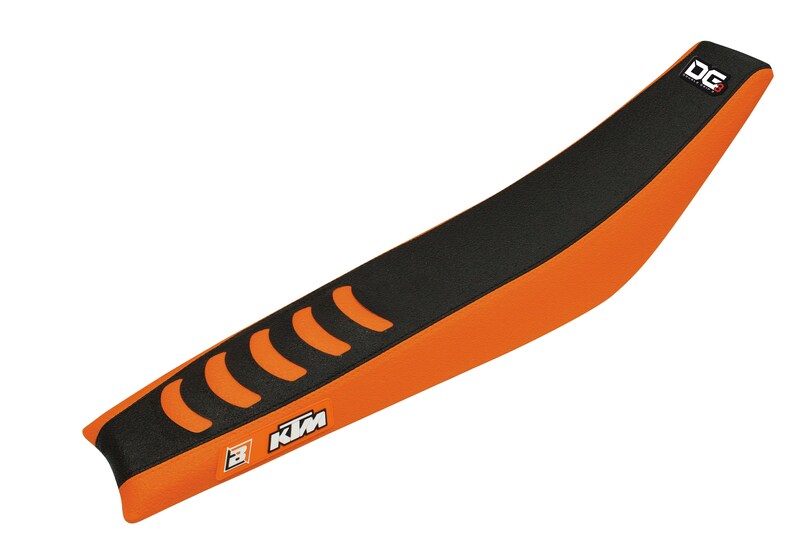 Ktm Exc 520 [BLACKBIRD] - Capa de assento Blackbird Double Grip 3 preto/laranja KTM
