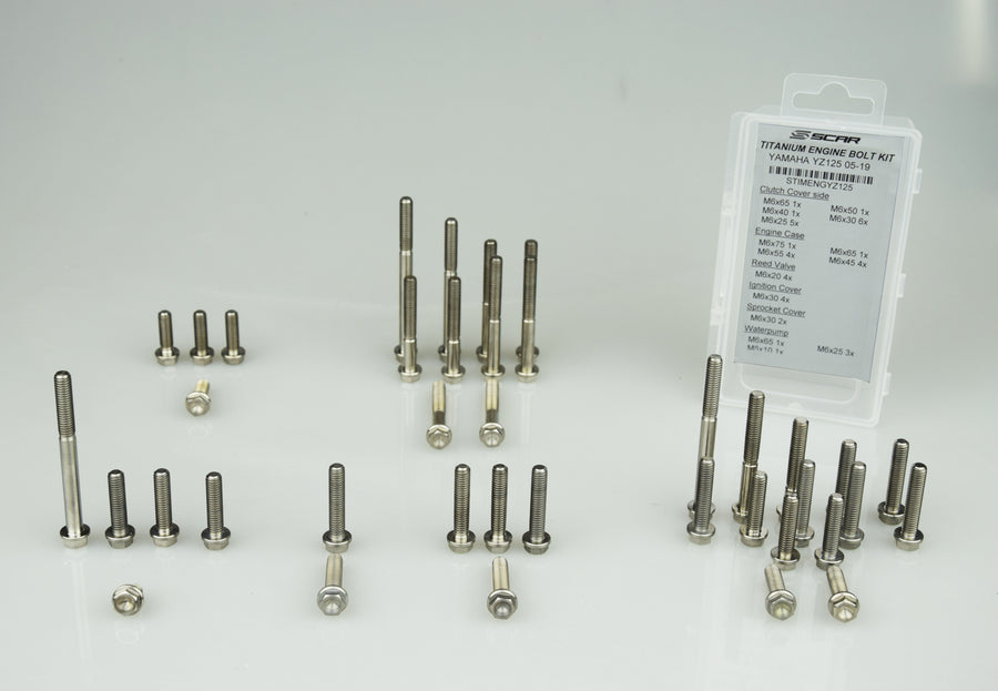 Fantic XXF 450 [2022-2023] - Motorschrauben-Kit Titan 49 Schrauben