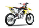 SUZUKI RM Z 450 [2008-2017] - Ersatz-Schalldämpfer Yoshimura USA RS4 Edelstahl/Alu Carbon-Endkappe Suzuki RM-Z450