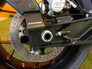 Ktm 890 Duke R [ACCESS DESIGN] - suporte de placa na altura da roda preto KTM Duke 790/890