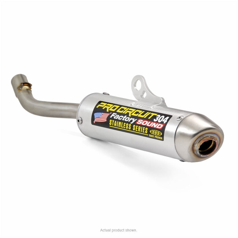 FANTIC XX 125 [2021-2022] - Silenciador 2 tempos 304 PRO CIRCUIT, alumínio escovado Yamaha YZ125