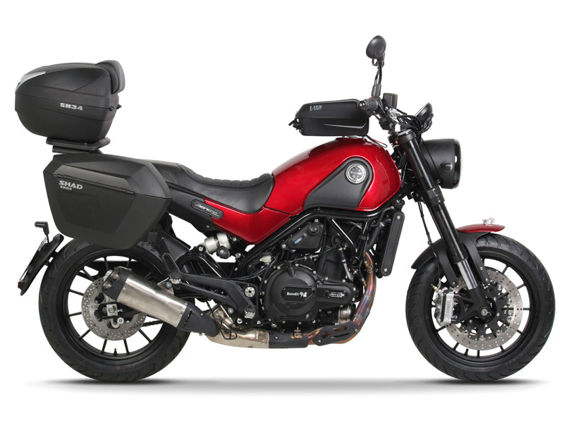 Benelli Leoncino 500 Trail [SHAD] - Sistema de fixação 3P (lateral) - Benelli