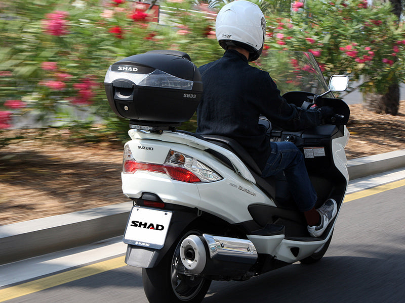 Kymco Agility 125 [SHAD] - Top case SH33 preto 3kg 33L