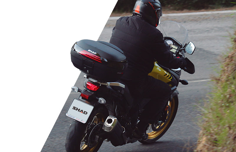 Kymco Agility 125 [SHAD] - Top case SH46 preto 6kg 46L