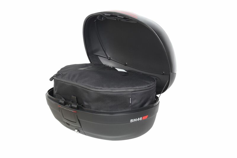 Kymco Agility 125 [SHAD] - Top case SH46 preto 6kg 46L