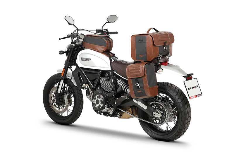 Ducati Scrambler 800 [SHAD] - Porta bolsa lateral Café Racer Ducati Scrambler