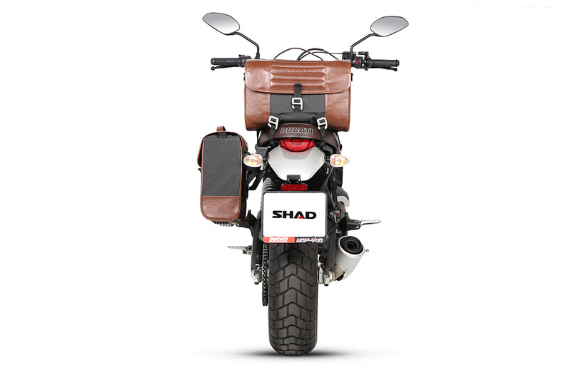 Ducati Scrambler 800 [SHAD] - Porta bolsa lateral Café Racer Ducati Scrambler