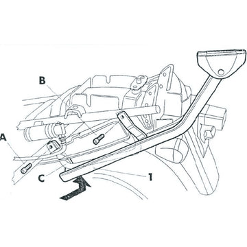 Suzuki GSX 750 F [1998-2002] [SHAD] - Topcase-Träger