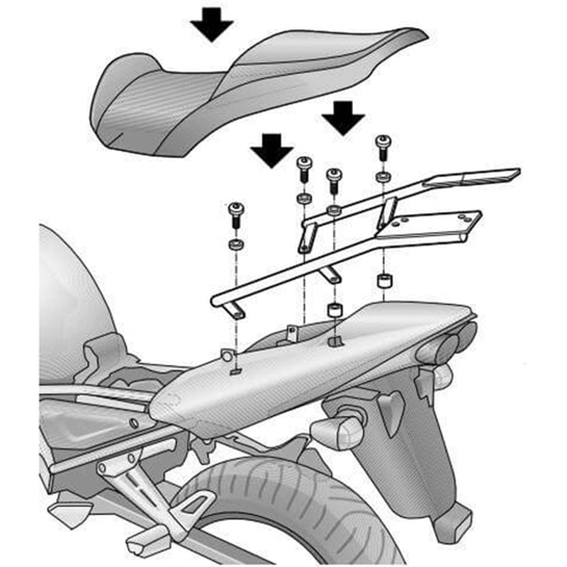 Yamaha Fzs 1000 [SHAD] - Kit de montagem Top Master - Yamaha