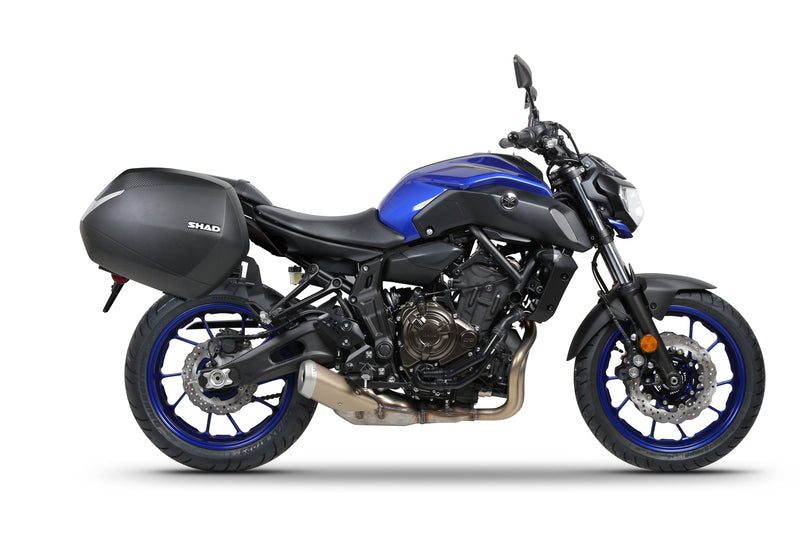 Yamaha Mt 07 [SHAD] - Sistema de montagem 3P (lateral) - Yamaha