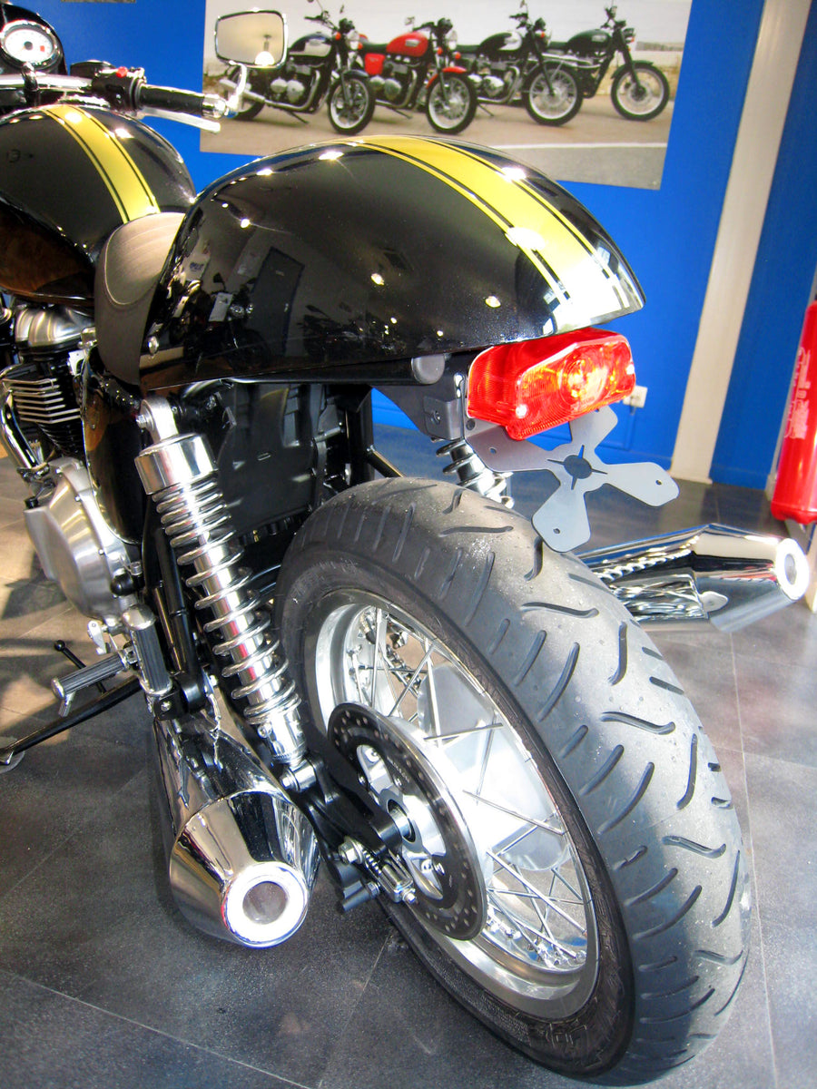 Triumph Bonneville 900 T 100 Black ABS [2017-2021] - Kennzeichenhalter Radlauf schwarz Triumph Bonneville 900