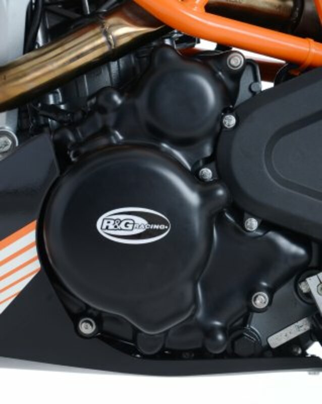 Ktm 390 DUKE ABS [2013-2015] - Protetor de tampa da caixa do motor esquerdo preto KTM 390 Duke