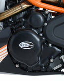 Ktm 390 DUKE ABS [2013-2015] - Protetor de tampa da caixa do motor esquerdo preto KTM 390 Duke