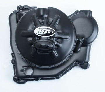 Aprilia RSV4 RF [2015-2019] - Protetor de Tampa do Cárter Tipo Corrida Esquerda Preto Aprilia RSV4