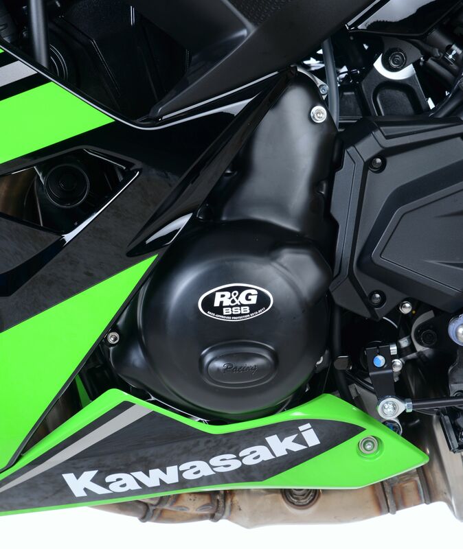 Kawasaki NINJA 650 ABS KRT EDITION EX650K [2019] - Protetor de tampa do cárter Race Series esquerdo preto Kawasaki