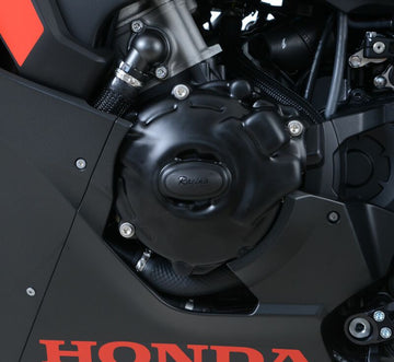 Honda CBR 1000 RR FIREBLADE SP ABS SC59 [2019] - Protetor de tampa do cárter esquerdo Race Series Preto Honda CBR1000RR