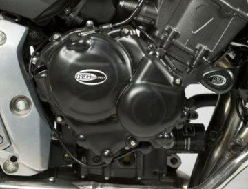 Honda CBF 600 N ABS PC43 [2008-2010] - Proteção da tampa do cárter direita, preta Honda CB600F