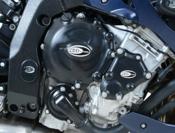 Bmw HP4 ABS 0D01 [2012-2014] - Conjunto Protetor Tampa Caixa Motor Preto BMW HP4/S1000R/RR