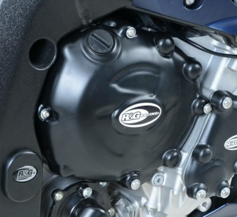 Bmw S 1000 RR 0524 [2012-2014] - Conjunto de proteção da tampa da caixa do motor preto BMW HP4/S1000R/RR
