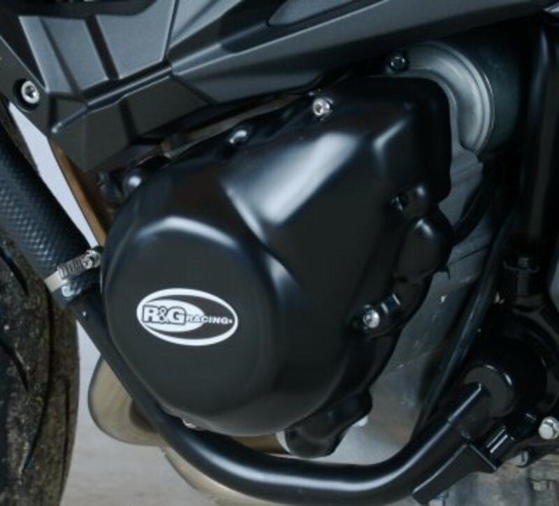 Kawasaki Z 800 E VERSÃO ABS EDIÇÃO ESPECIAL Z800F [2016] - Tampa de proteção do cárter esquerdo preta Kawasaki Z800