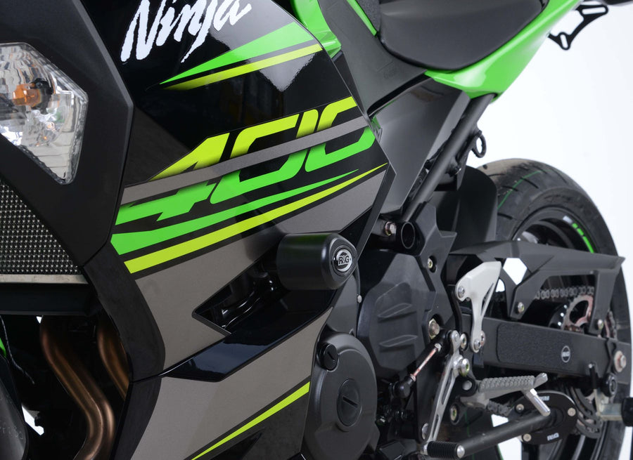 Kawasaki Ninja 500 [2024-2025] - Aero Sturzpad weiß Kawasaki Ninja 400/Z400