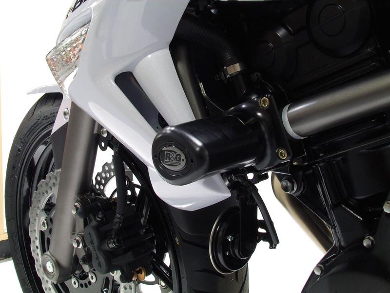 Kawasaki ER-6 F ABS (EX 650 D) [2009-2011] - Protetores de colisão Aero pretos Kawasaki ER-6 N