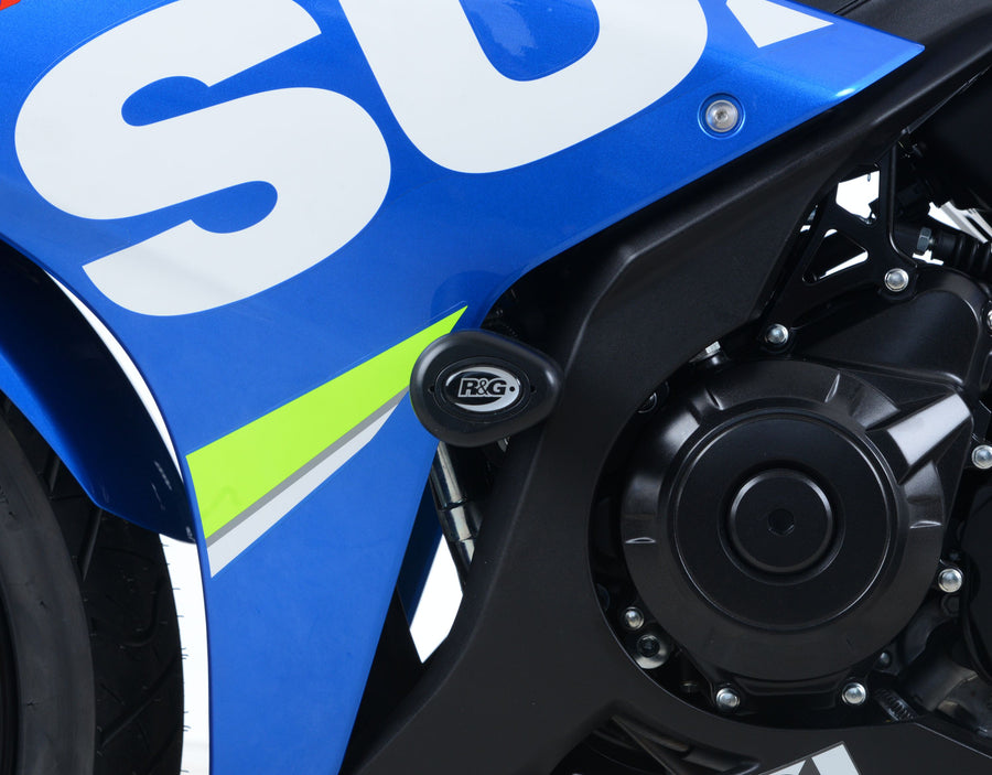 Suzuki DL 250 V-STROM ABS [2018-2021] - Aero crash pads preto (com tampa de furo) Suzuki GSX250R