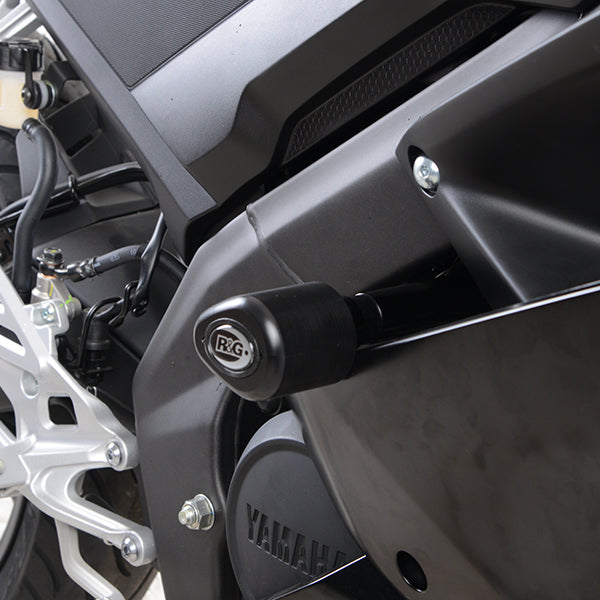 Yamaha YZF-R 125 ABS (RE 39) [2019-2022] - Almofadas de proteção Aero pretas Yamaha YZF-R125