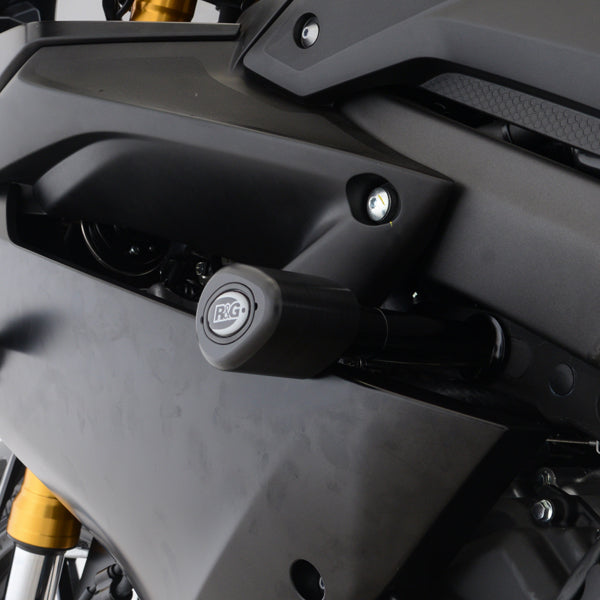 Yamaha YZF-R 125 ABS (RE 39) [2019-2022] - Almofadas de proteção Aero pretas Yamaha YZF-R125