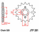 Honda XL 500 S [JT Sprockets] - Stahlritzel padrão-2
