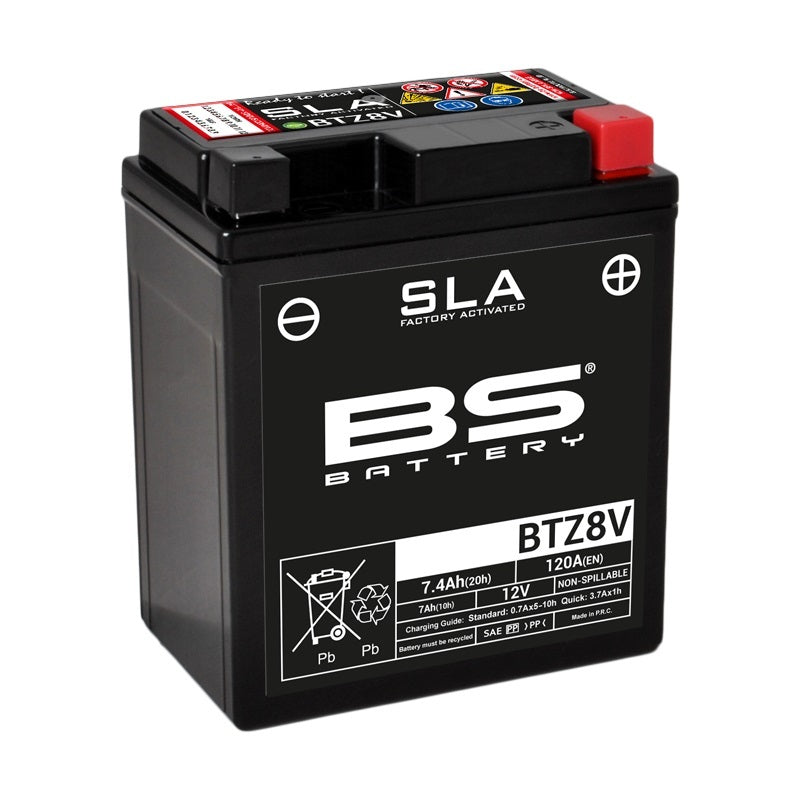 Yamaha X-Max 300 Tech Max + [BS BATTERY] - Bateria sem manutenção SLA ativada de fábrica - BTZ8V