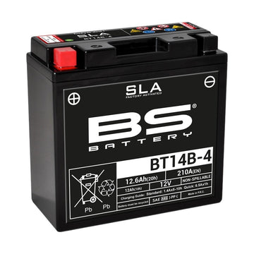 Yamaha Fjr [BS BATTERY] - Bateria sem manutenção SLA ativada de fábrica - BT14B-4