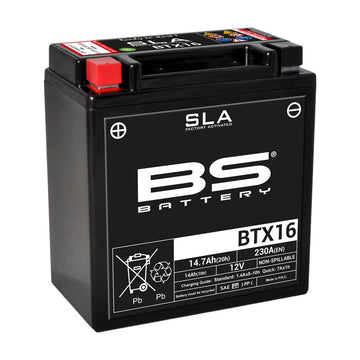 Kawasaki Vn 1700 [BS BATTERY] - Bateria sem manutenção SLA ativada de fábrica - BTX16