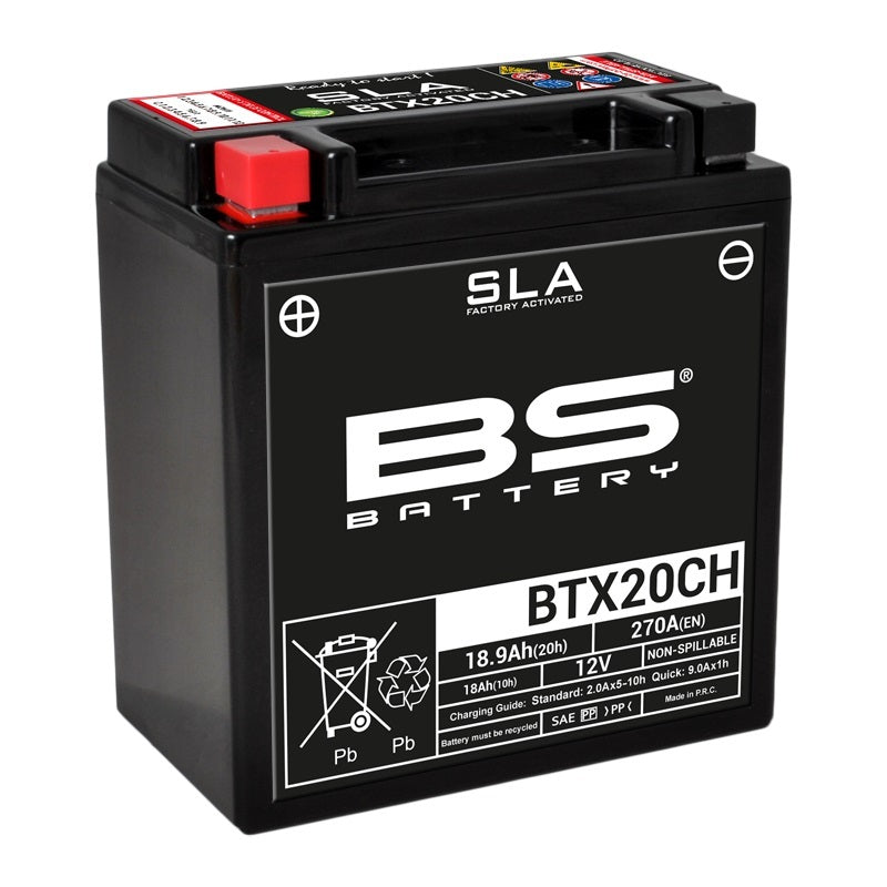 Moto Guzzi Stelvio 1200 4V [BS BATTERY] - Bateria sem manutenção SLA ativada de fábrica - BTX20CH