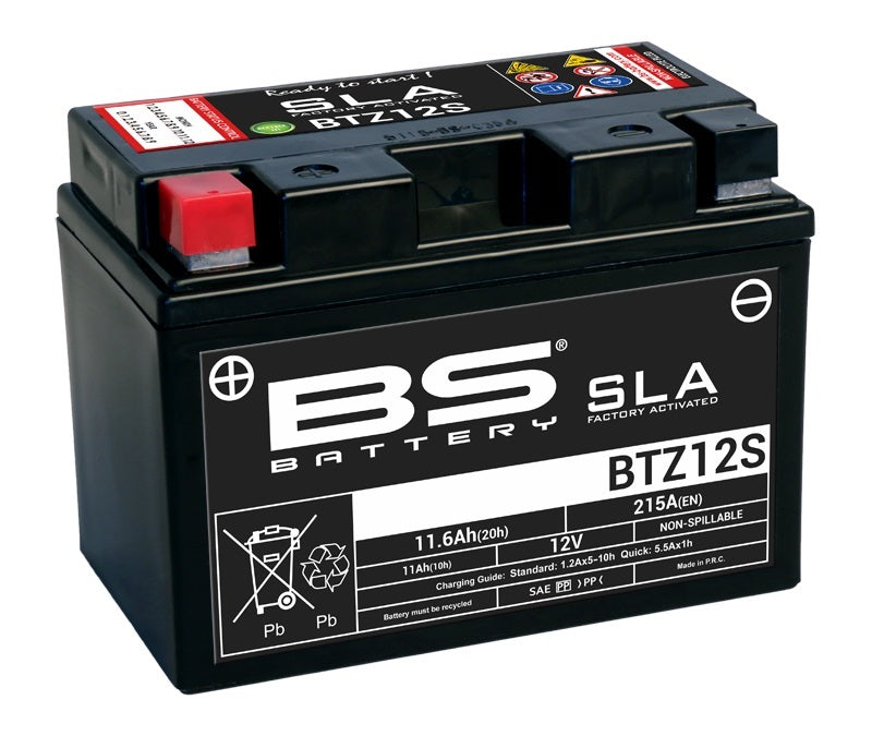 Honda nº 750 [BS BATTERY] - Bateria sem manutenção SLA ativada de fábrica - BTZ12S
