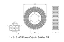 Honda VFR 800 V-TEC ABS (RC 46) [2004-2009] - Lichtmaschinen-Stator Honda VFR800