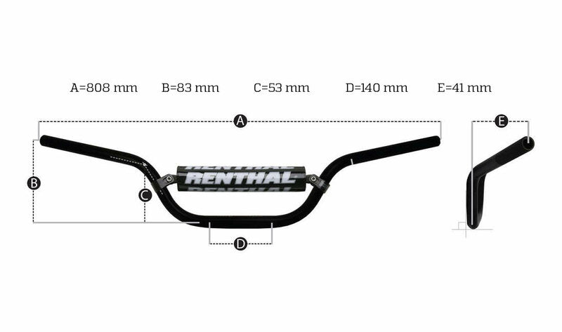 Gasgas Sm 700 [RENTHAL] - Guiador baixo Fatbar 822 KTM