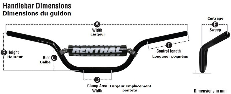Honda Varadero Xl 1000 [RENTHAL] - Guidão MX/Enduro 7/8" 971 RC