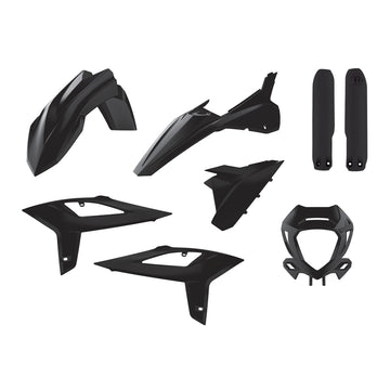 Beta RR 125 [POLISPORT] - Kit Plástico Branco